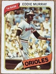 Baltimore Orioles Eddie Murray # 160 1980 Topps Baseballkarten MLB - Bild 1 von 2