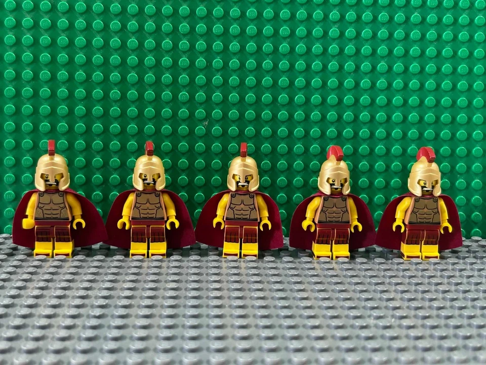 Spartan Warrior,  Series 2 lego Minfig (col018) x 5 - image 1 of 1