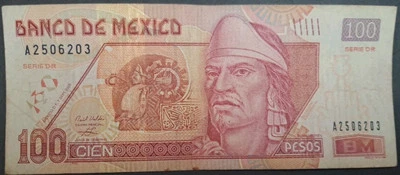 2005 (7 Sep) Mexico 100 Pesos P118h(4) Serie DR A2506203. - Image 1 of 3