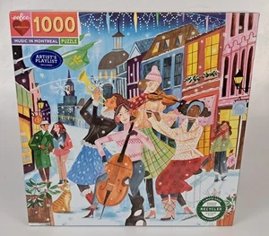 eeBoo Music in Montreal 1000 Piece Jigsaw Puzzle New Free Shipping - Picture 1 of 5