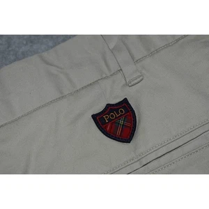 VINTAGE Polo Ralph Lauren Pants Mens Size 40 x 30 Shield Logo Straight Cotton  - Picture 1 of 9