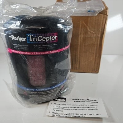 PARKER 941655 TriCeptor Desiccant Breather Hydraulic Automation Machine Filter - Image 1 of 3