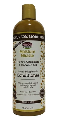 African Pride Moisture Miracle Conditioner - 16 oz Honey-Chocolate-Coconut Oil - Image 1 of 3