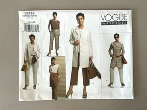 VOGUE Misses' Jacket,Top,Skirt,Pants Pattern V2795 Size 14-18 UNCUT - Picture 1 of 2