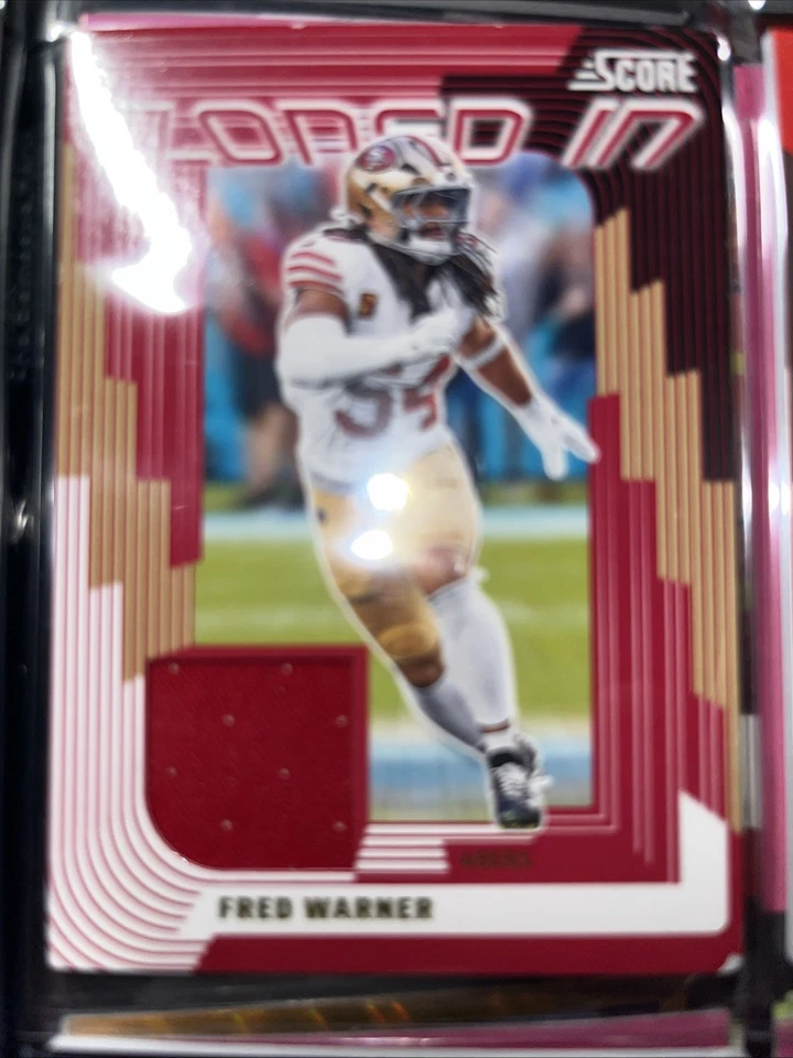2025 Score - Zoned in Fred Warner #ZON-FWR Jerseys (MEM) - Image 1 of 1