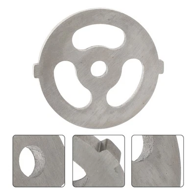 1 PC Carne Grinder Plate Disc Grinder Blades Beat Grinder Attacco (argento) - Immagine 1 di 4