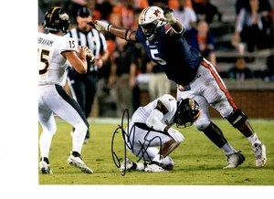 DERRICK BROWN AUBURN TIGERS SIGNIERTES 8 X 10 FOTO MIT COA #2 - Bild 1 von 1