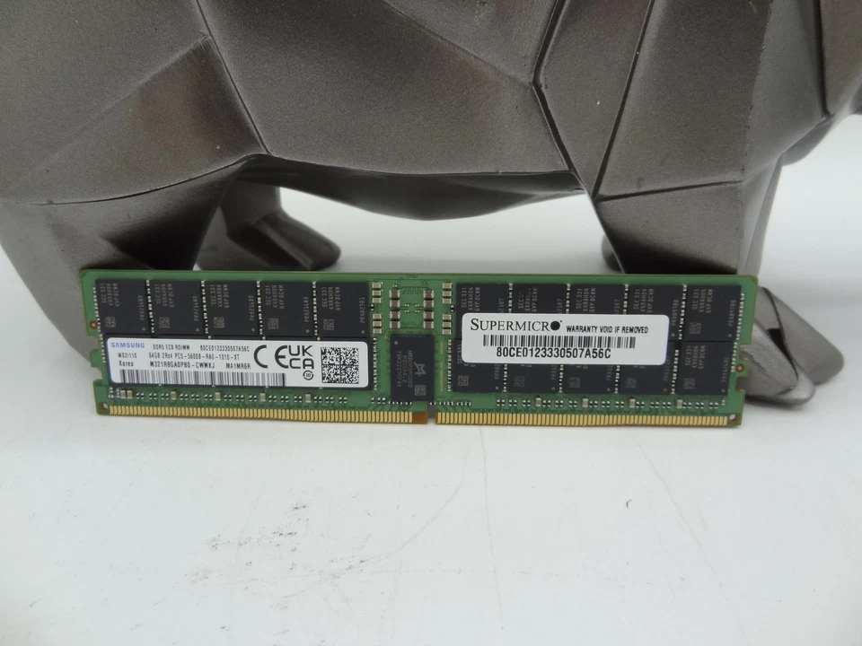 M321R8GA0PB0-CWM SAMSUNG 64GB DDR5 PC5 44800 5600MHZ ECC RDIMM - Image 1 of 1