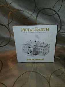 NIB 2013 FASCINATIONS Metal Earth White House DIY Steel Sheets to 3D Models Kit - Picture 1 of 2