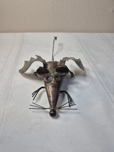 Kinetic Motion Art Metal Flying Mouse Bat - Picture 1 of 8
