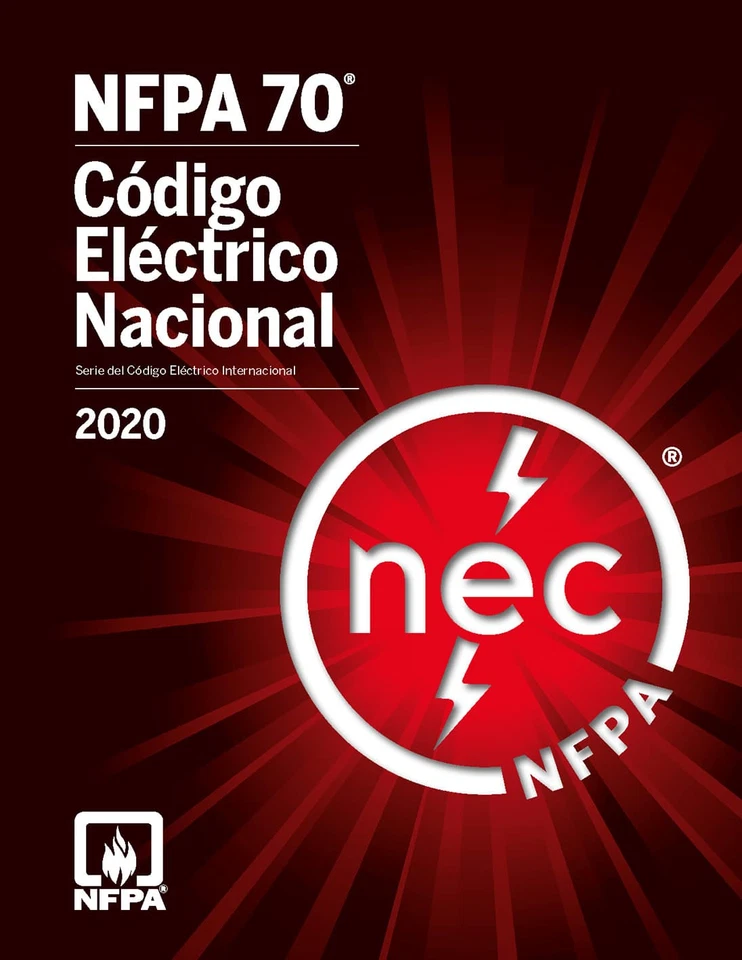 NFPA 70 2020, Código Eléctrico Nacional, Español NEC Code 2020 Spanish Edition - Image 1 of 1