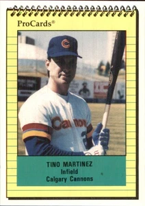 Tino Martinez 1991 ProCards #523 RC Calgary Cannons *AutographDen* - Picture 1 of 2