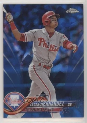 2018 Topps Chrome Sapphire Edition Topps Online Exclusive Cesar Hernandez #26 - Image 1 of 2