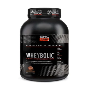 GNC AMP Wheybolic Chocolate Fudge Workout Muscles Pure 25 Servings 3lb NEW - Picture 1 of 2