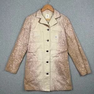 Vans x Julian Klincewicz Chore Coat Jacket Womens XS Long Acid Wash Pink Brown - Picture 1 of 8