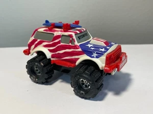 RARE Tinco Stomper Patriotic USA Flag Ford Bronco 4x4 w/ Surfboard WORKS - Picture 1 of 15