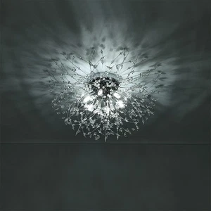 Firework Chandelier for Living Room Bedroom K9 Crystal Ceiling Light + G9 Lamps - Picture 1 of 16