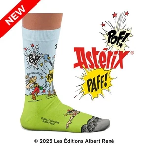 Original ASTERIX & OBELIX Socken "Römerkampf" - Gr. 41-46 - Comic und Kampf - Bild 1 von 3