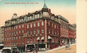 ST JOHN NB CANADA ROYAL HOTEL c1910 VINTAGE POSTCARD 082025 U - Bild 1 von 2