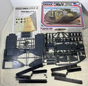 EMHAR MkIV Female WWI Heavy Battle Tank 1:35 Unassembled Model Kit 1991 EM4002 - Picture 1 of 19