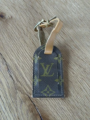 Etiqueta de identificación de equipaje con monograma Louis Vuitton para ropa de viaje bolsa maleta de colección Foto 1 de 4