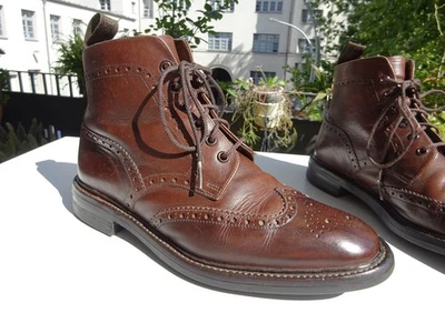 LOAKE 1880 GOODYEAR Welt Herr Stiefel Leder Dainite England Gr.41,5(UK7,5) Neuw - Bild 1 von 4