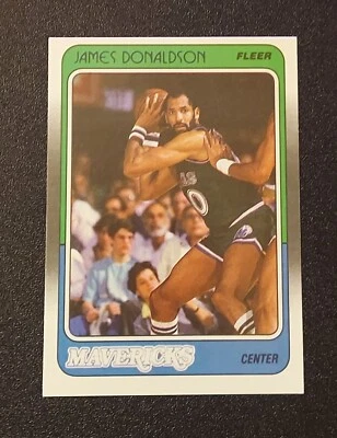 1988-89 Fleer Basketball James Donaldson #29 88 Dallas Mavericks NR MINT - Image 1 of 3