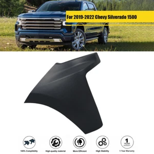 New Right Side For Chevy Silverado 1500 2019-2022 Front Bumper End Cap Extension - Foto 1 di 15