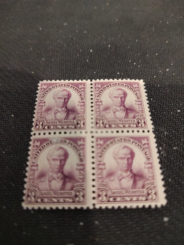 us stamps 1901-40: unused Scott # 725 Daniel Webster from 1932 - Image 1 of 1