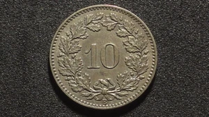 SWITZERLAND 10 RAPPEN 1873 (9036) - Picture 1 of 2