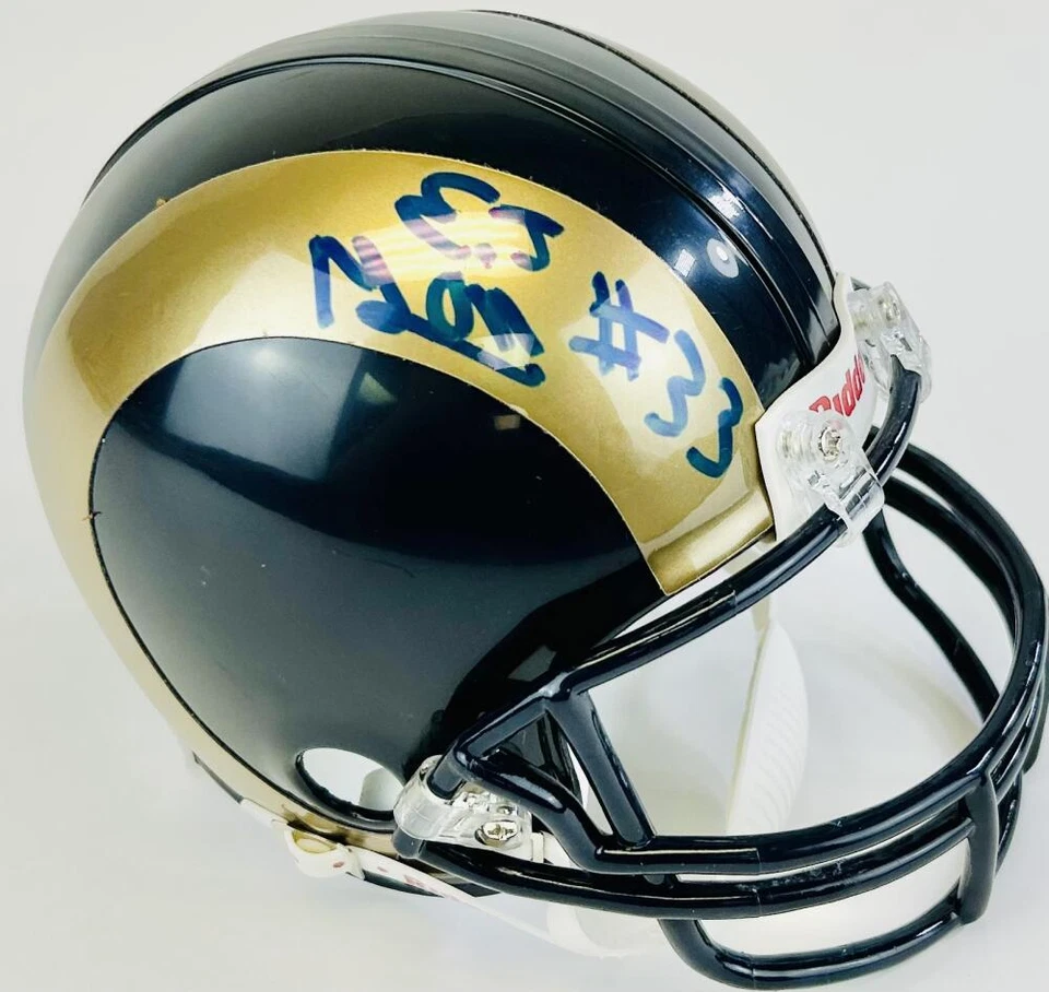 E.J. EJ GAINES SIGNED ST. LOUIS RAMS MINI HELMET MISSOURI TIGERS AUTOGRAPH J1 - Image 1 of 1