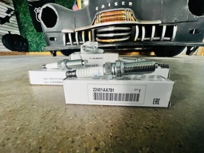 (4) Bujías genuinas 22401AA781 Subaru Forester Impreza Legacy Outback 2.5 Foto 1 de 3