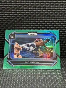 Kofi Kingston 2023 Panini Prizm WWE Green Prizm #5 SmackDown New Day RAW - Picture 1 of 2