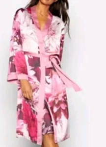 Ted Baker Clove Rose Pink Kimono Robe Dressing Gown Size 10 - Picture 1 of 3