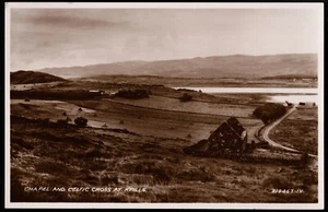 Chapel And Celtic Cross At Keills Argyll and Bute Scotland RP Postcard - Picture 1 of 2