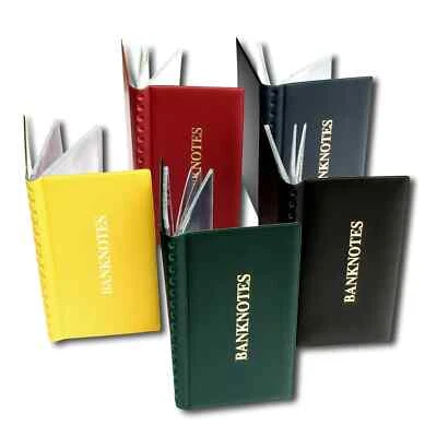 SCHULZ Banknotes Album Five / Ten / Twenty / Fifty Pound 20 Pages Collection Storage