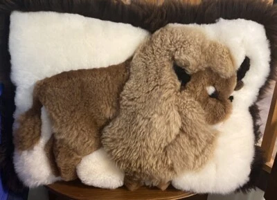 FUNDA ALMOHADA PIEL BISONTE ALPACA 100% Hecha en Perú Sin Relleno LEER Foto 1 de 4