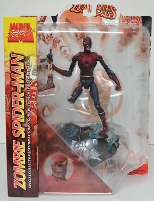 "Figuras de acción de Zombie Spider-Man Diamond Comics Marvel Select 7"" nuevas en caja original" Foto 1 de 4