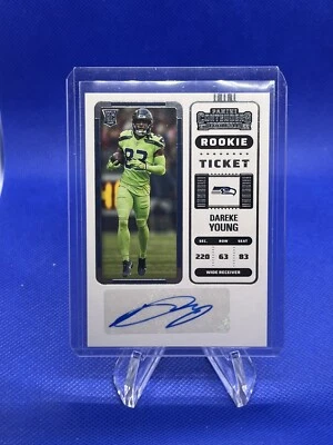 2022 Panini Contenders - Rookie Ticket #255 Dareke Young (AU, RC) - Image 1 of 2