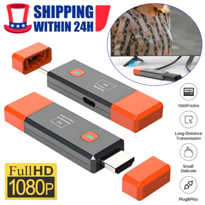 NEW 1080P Full HD Wireless HDMI Extender HDTV Wireless Transmitter & Receiver - Image 1 of 4