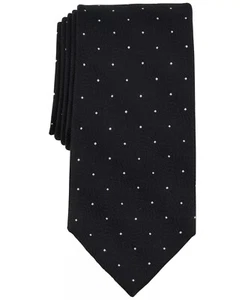 New Mens Michael Kors Black Petru Dot Pattern Silk Blend Neck Tie Necktie - Picture 1 of 1