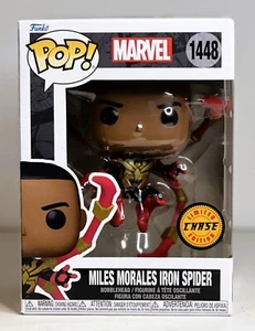 Funko POP! Cómics de Marvel de Miles Morales Iron Spider Chase #1448 - Imagen 1 de 3