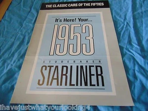 The Classic Cars of the Fifties Its Here! Your ... 1953 Studebaker Starliner - Bild 1 von 3