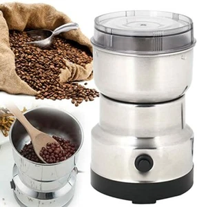 MACINA CAFFE' MACCHINA PER LA MACINAZIONE ELETTRICO SPEZIE ACCIAIO INOX CUCINA - Foto 1 di 7