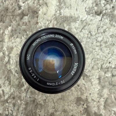 Vivitar 70-210mm f/4.5-5.6 MC Macro Focusing Zoom Lens Pentax PK Mount - Image 1 of 4