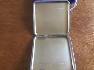 London Sterling Silver Engine Turned Cigarette Case - Picture 1 of 11