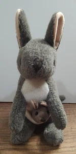 Wild Republic Kangaroo and Baby Joey Plush Stuffed Animal Mom And Baby 9 inch B7 - Picture 1 of 4