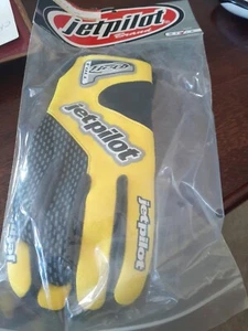 JETPILOT WATER GLOVES.FULL REV.MEDIUM.YELLOW.NEW - Picture 1 of 4