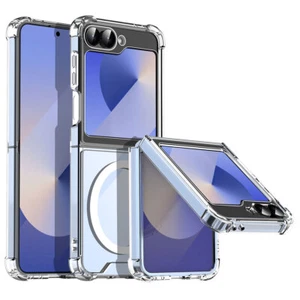 For Samsung Galaxy Z Flip 6 Flip7 Case Magsafe Shockproof Heavy Duty Clear Cover - Picture 1 of 22