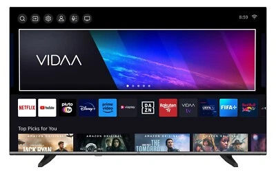 JVC Fernseher 50 Zoll VIDAA Smart TV 4K UHD Dolby Vision HDR LED TV Triple-Tuner